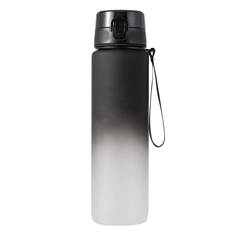 Capacious tea cup, handheld summer plastic sports bottle, fall protection