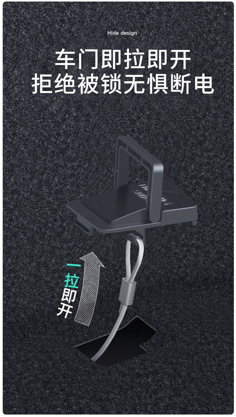 Suitable for the New Version of Model 3 Tesla Car Rear Door Physical Lock Rear Emergency Unlocking Handle Switch Wholesale