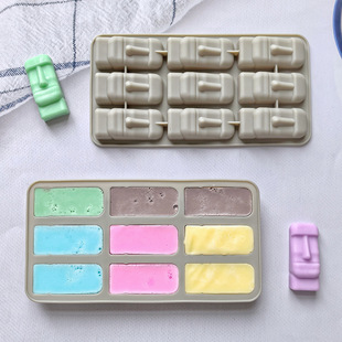 9 Consecutive Resurrection Statues 795 Halloween Chocolate Cookie Ice Tray Silicone Mold