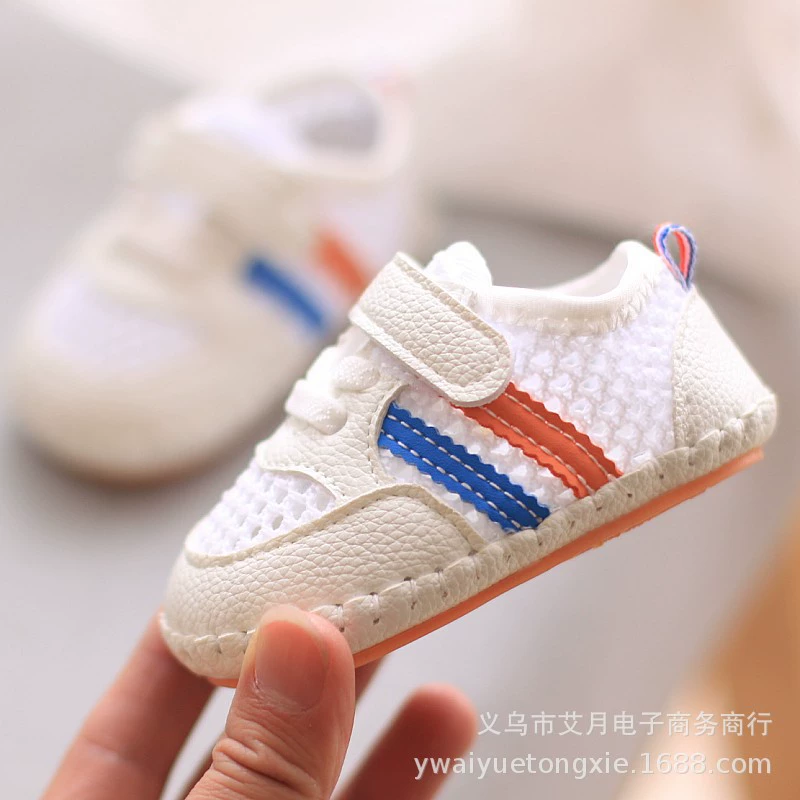 Детская обувь Весна и осень Мягкая подошва Мужской Ребенок 6-8 месяцев 1 год Женские сетчатые Дышащие детские сандалии Летняя обувь для малышей