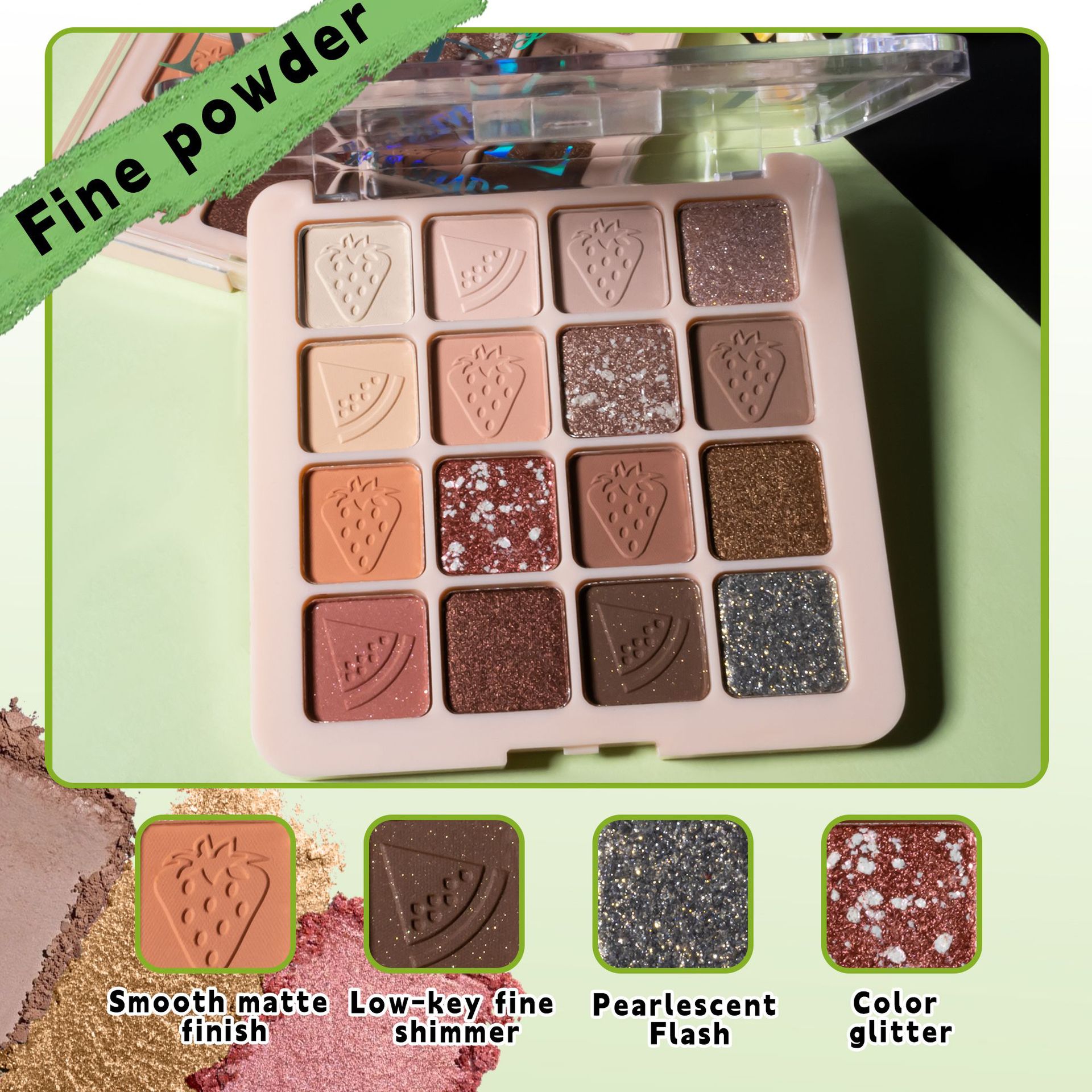 Cross-border bestseller multi-functional all-in-one makeup palette, matte pearlescent eyeshadow, high-gloss contouring all-in-one eyeshadow palette for beauty undefined