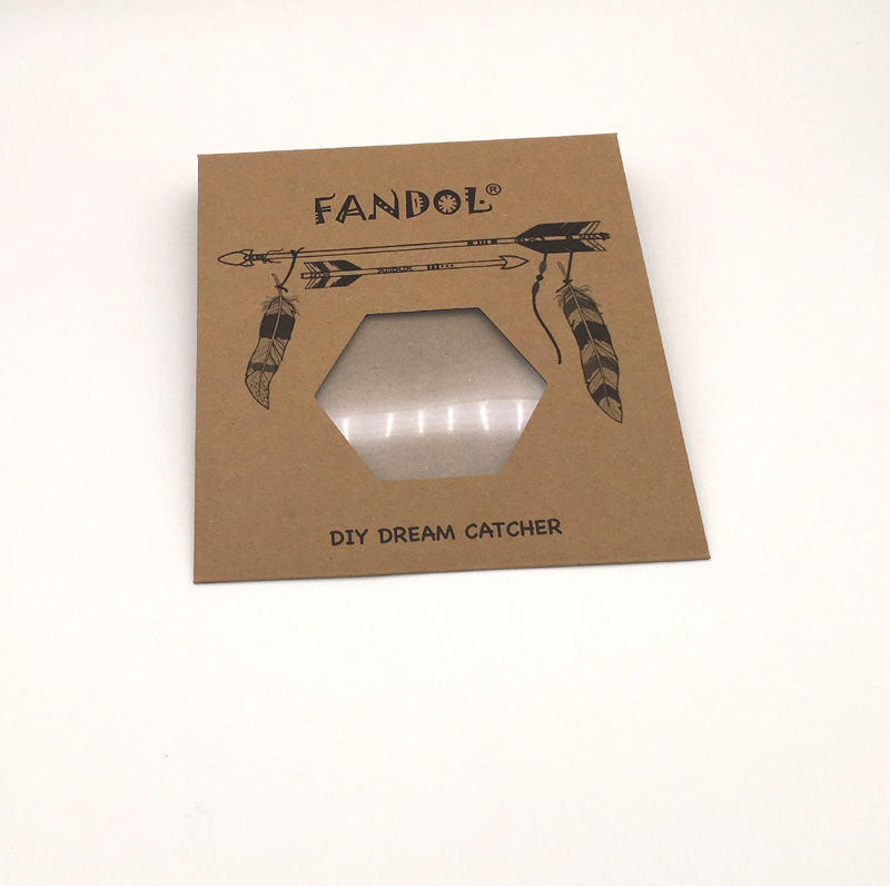 专业牛皮纸信封袋手提纸袋捕梦网包装袋带窗膜