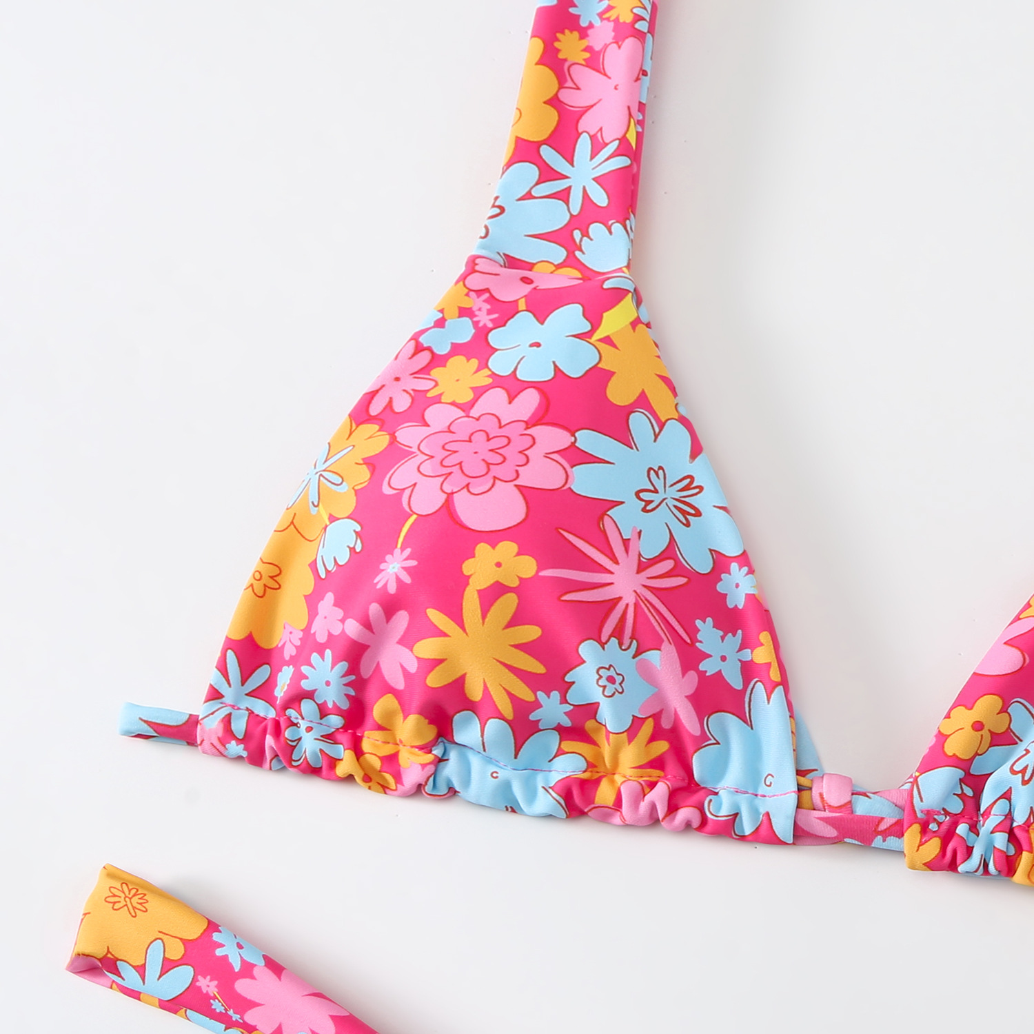 138g Weight Sexy Feel Of Sensation Mid Waist Panties Waist Bikini Panties Style Bralette Bra Category Polyester Fabric Type 2 Pieces Set Quantity Swimming Pool, Beach Occasion Ditsy Floral Pattern Women's Gender Women's Ditsy Floral 2 Pieces Set Bikinis Swimwear 48