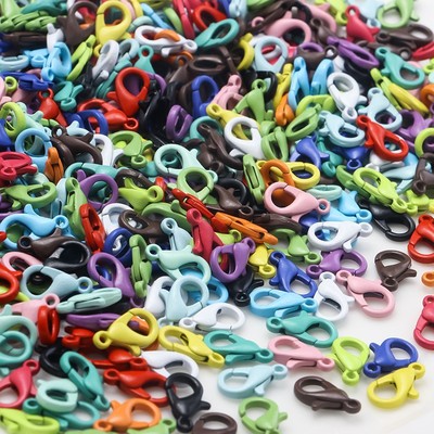 龍蝦扣 項鏈扣 金屬鏈接扣 DIY飾品配件 跨境新款 彩色烤漆挂件扣