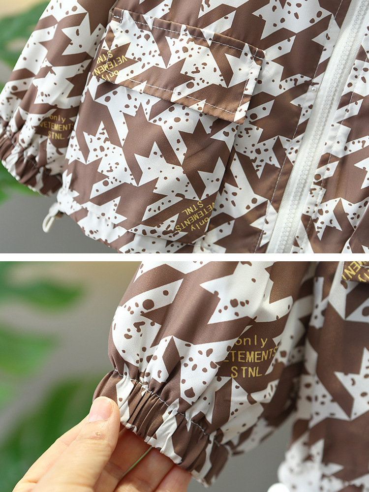 7711 Chaquetas para niños Ropa de primavera y otoño 2025 nuevos tops para bebés Niños Niños Primavera Moda Ropa para niños Tendencia