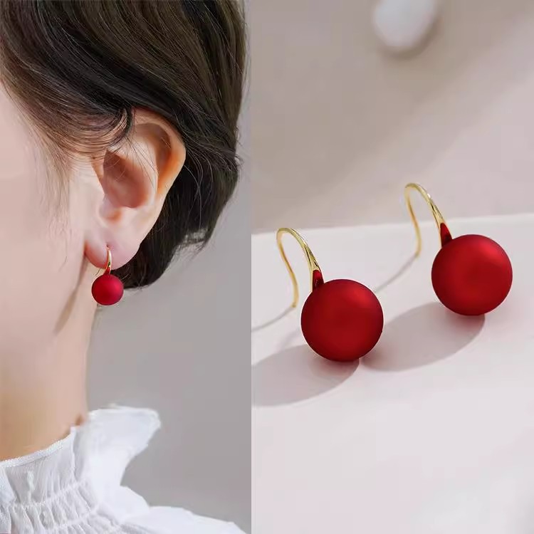 S925 aguja de plata elegante pendientes de nicho femenino diseño de gama alta pendientes populares pendientes de perlas pendientes únicos al por mayor