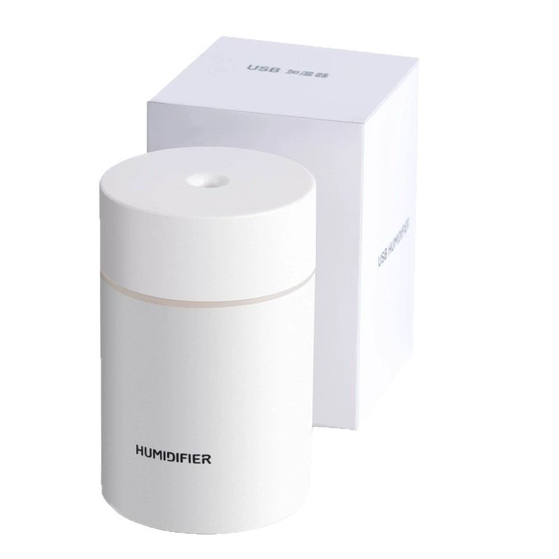 Mini Humidifier For Car & Office, USB-Powered Portable Air Humidifier With Essential Oil Diffuser, 500ml Quiet Cool Mist, Auto Shut-Off, 2-8H Timer_voghion.com