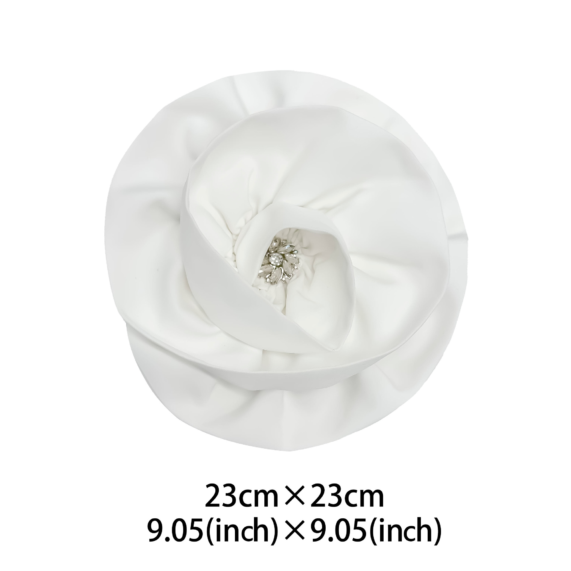 Tejido a mano transfronterizo de Europa y Estados Unidos irregular ropa de flores grandes vestidos toques de cabello accesorios de decoración de bolsas image 5