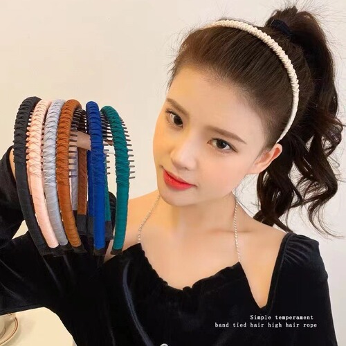 Headband for women, special hairpin for face washing, hairpin with teeth, anti-slip broken hair headband, high skull headwear,  new style