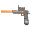 Transparent gray-linkage sand eagle water gun (bomb drum version)