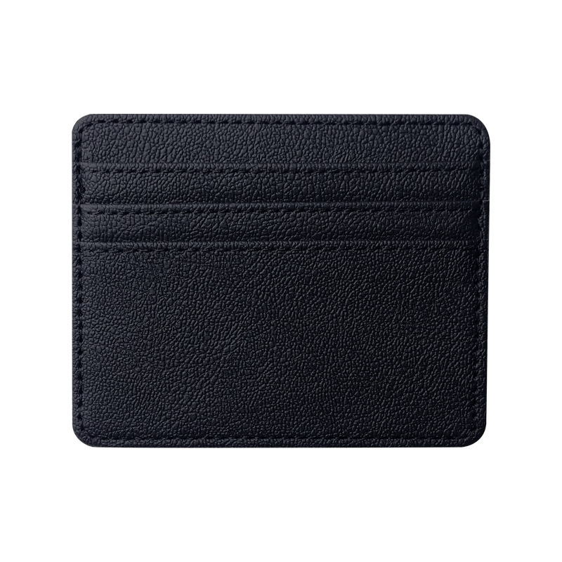 Titular de tarjeta de cuero blindado NFC titular de la tarjeta de PU de desmagnetizador antirrobo RFID