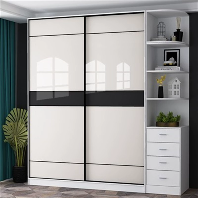 W6 Highlight Wardrobe Gate Customized Home Beds Pushing Door Moving Gate Molescase Gate Customize Simple Western Qi -resistant and wear -resistant