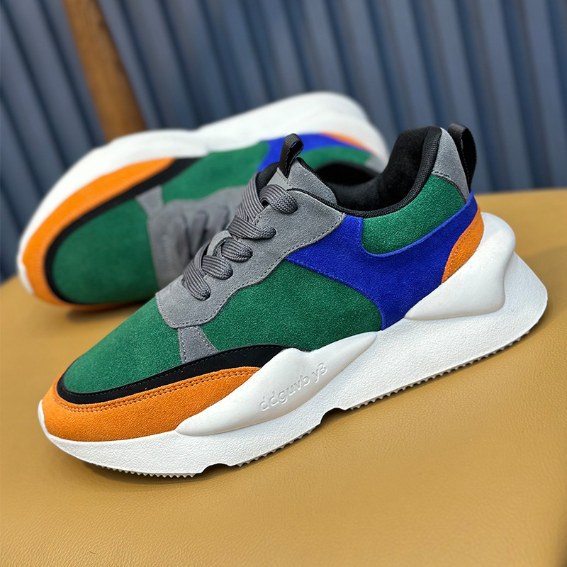 ddguvb y3 daddy shoes men's 2024 spring and summer new height increasing breathable color matching casual all-matching Sports men's shoes