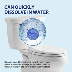 Jue-Fish 馬桶清潔片 家用坐便器清潔除垢除臭去漬清香潔廁清潔片