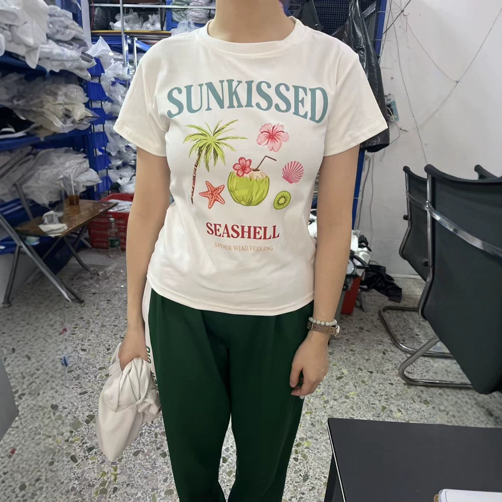 Dz30 Pure Cotton T-Shirt for Women
