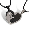 Pendant stainless steel for beloved, necklace for St. Valentine's Day, Birthday gift