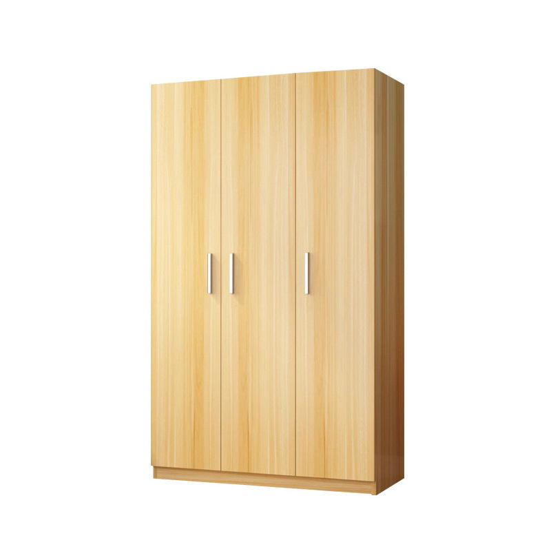Fábrica de comercio exterior armario de madera maciza armario de almacenamiento tipo tablero gimnasio casa de alquiler dormitorio simple armario