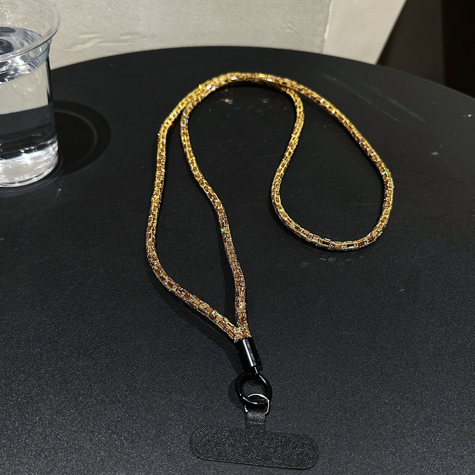 Lujo ligero color diamante de lujo brazalete larga cuerda de teléfono móvil colgante colgante de alta calidad colgante duradero