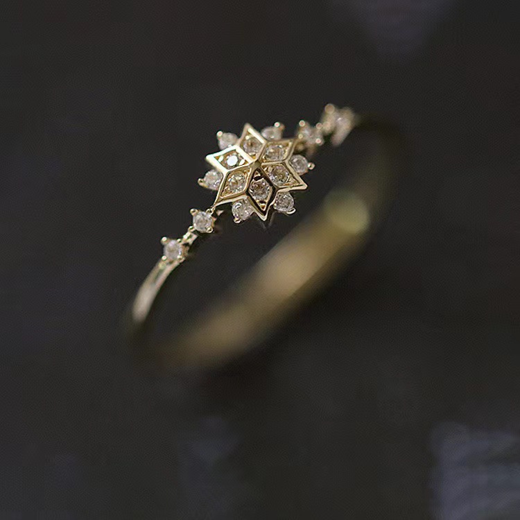Star Pattern 925 Sterling Silver Star Rings 925 Sterling Silver Rings