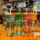 Summer new large-capacity fresh water bottle high-value simple men's and women's students Big Mac double drinking cup with straw
