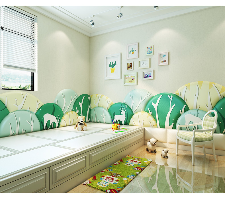 Forest-Themed Soft Wall Padding 4