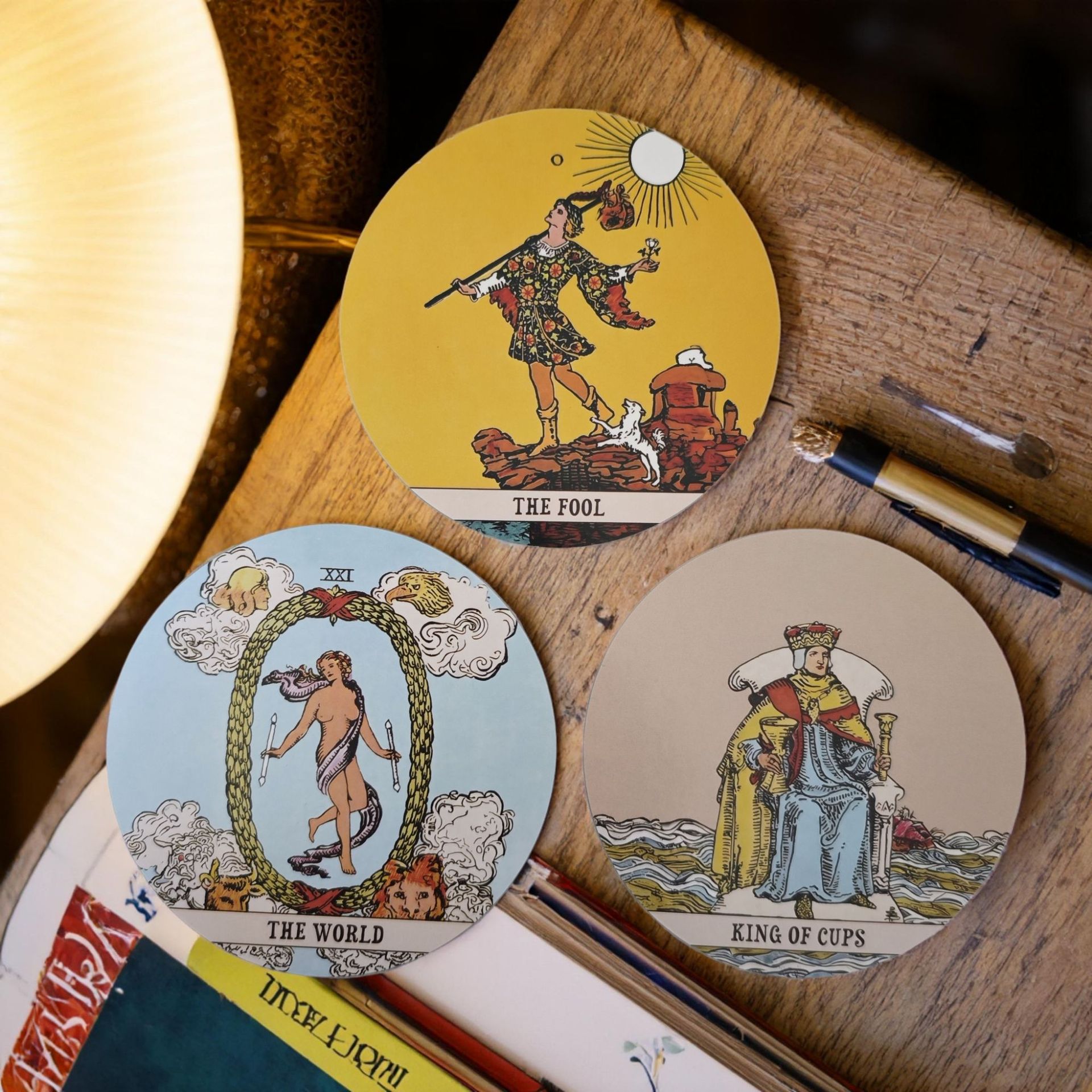 Cartas de tarot round waite versión inglesa juego de mesa_voghion.com