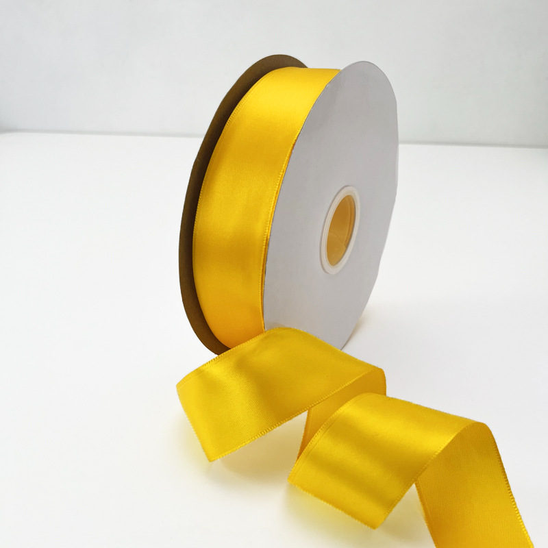 0.6CM 골든 리본 4CM 롤 리본 선물 포장 리본 장식 1CM 폴리 에스테르 재배 2CM 리본