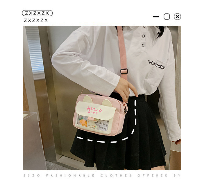 New ins cute and fresh forest-themed flower small bag, Japanese retro girlish student crossbody bag undefined