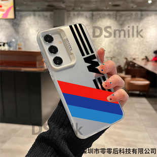 Cross-Border m Sports Suitable for Samsung Color Silver Shell S25 Ultra/S24Plus Mobile Phone Case S23 Fe/
