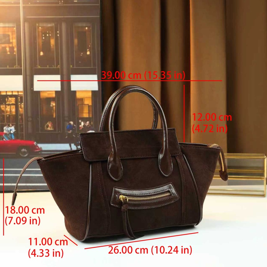 Women's Large Capacity Smiley Face Handbag Fashion Trendy Crossbody Shoulder Bag PU Leather Multi-Compartment Zipper Closure_voghion.com