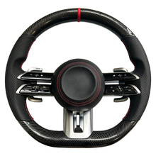适用梅赛德斯奔驰改ABCES级GLEGLamgcouple蜻蜓方向盘改装专用