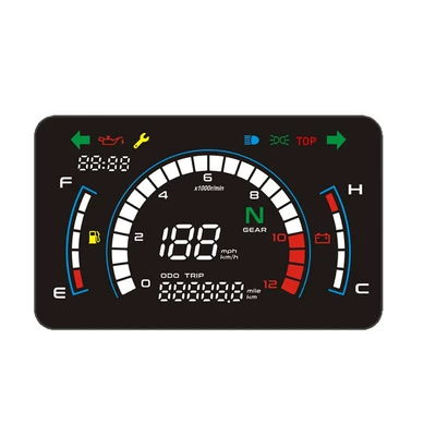 Electronic Digital Instrument, Waterproof, Motosiklet cihazları