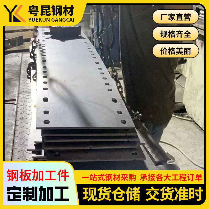 批发Q235B热镀锌钢板预埋件 桥梁钢结构焊接预埋钢板加工