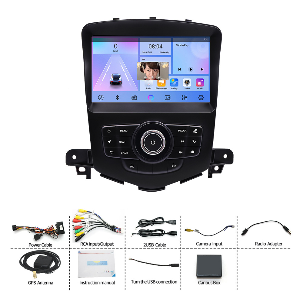 Suitable for Chevrolet Cruze Android Car Smart Navigation System Modification to Android System Bluetooth Carplay Navigation