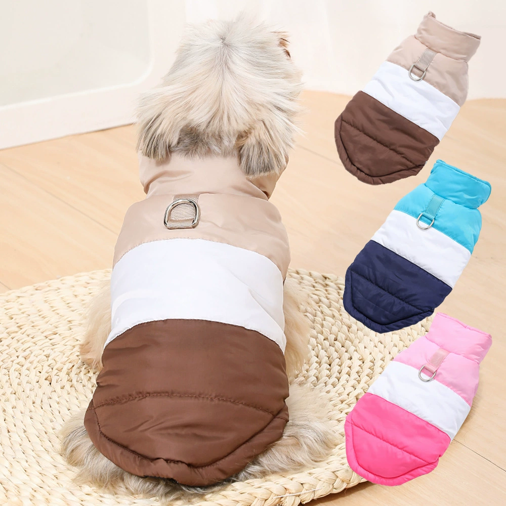 Трансграничный Amazon Pet осенний и зимний жилет новый Тедди малого и среднего размера Pet Dog одежда собаки утолщена для буксировки