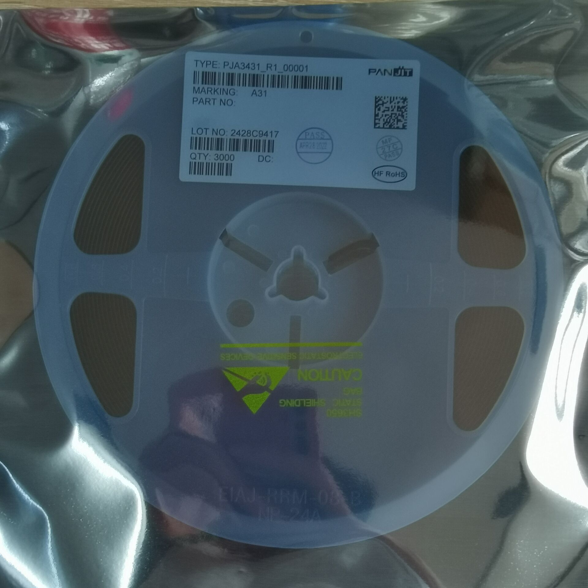 原装正品现货 PJA3431_R1_00001 P-MOS管 20V 询价为准