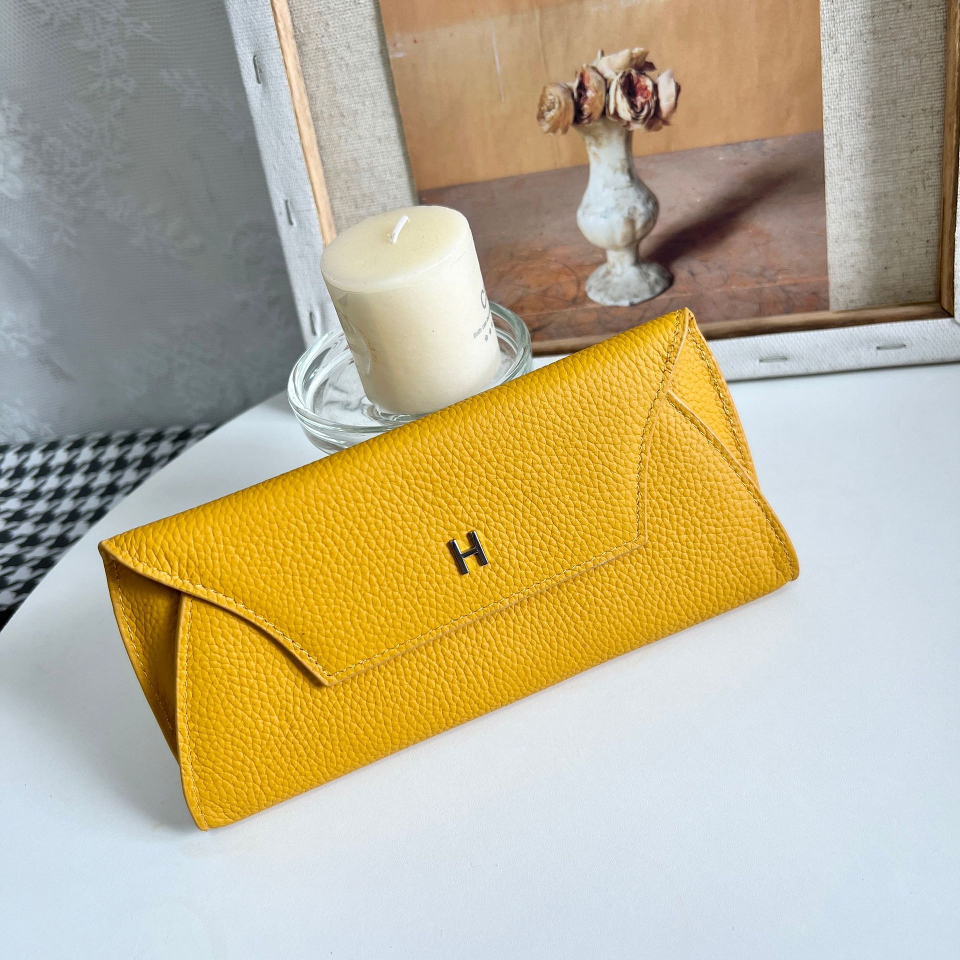 Women's Genuine Leather Long Wallet 2024 New Arrival Top Grain Cowhide Niche Design Luxury Large Capacity - Thumbnail 7