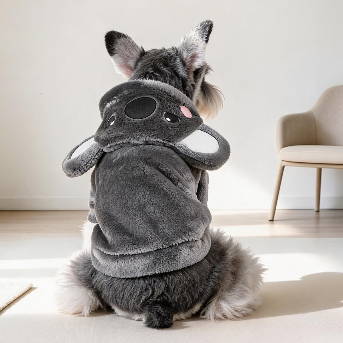Ropa para perros y gatos PETCIRCLE, colección de otoño e invierno, forrada de lana, cálida, con un lindo diseño transformable.