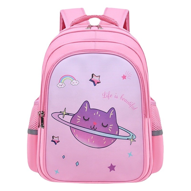 Estudiante de escuela primaria mochila de dibujos animados para niños mochila hombro protección de la columna vertebral reducción de la carga al por mayor logotipo impreso hombres y mujeres mochila