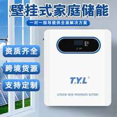 51.2V太阳能光伏发电系统组件便携式家用储能一体机磷酸铁锂电池