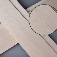 Length 0.4 meters lightweight balsa wood sheet ultra-thin wooden board basswood airplane model wood pieces wood strips DIY model material