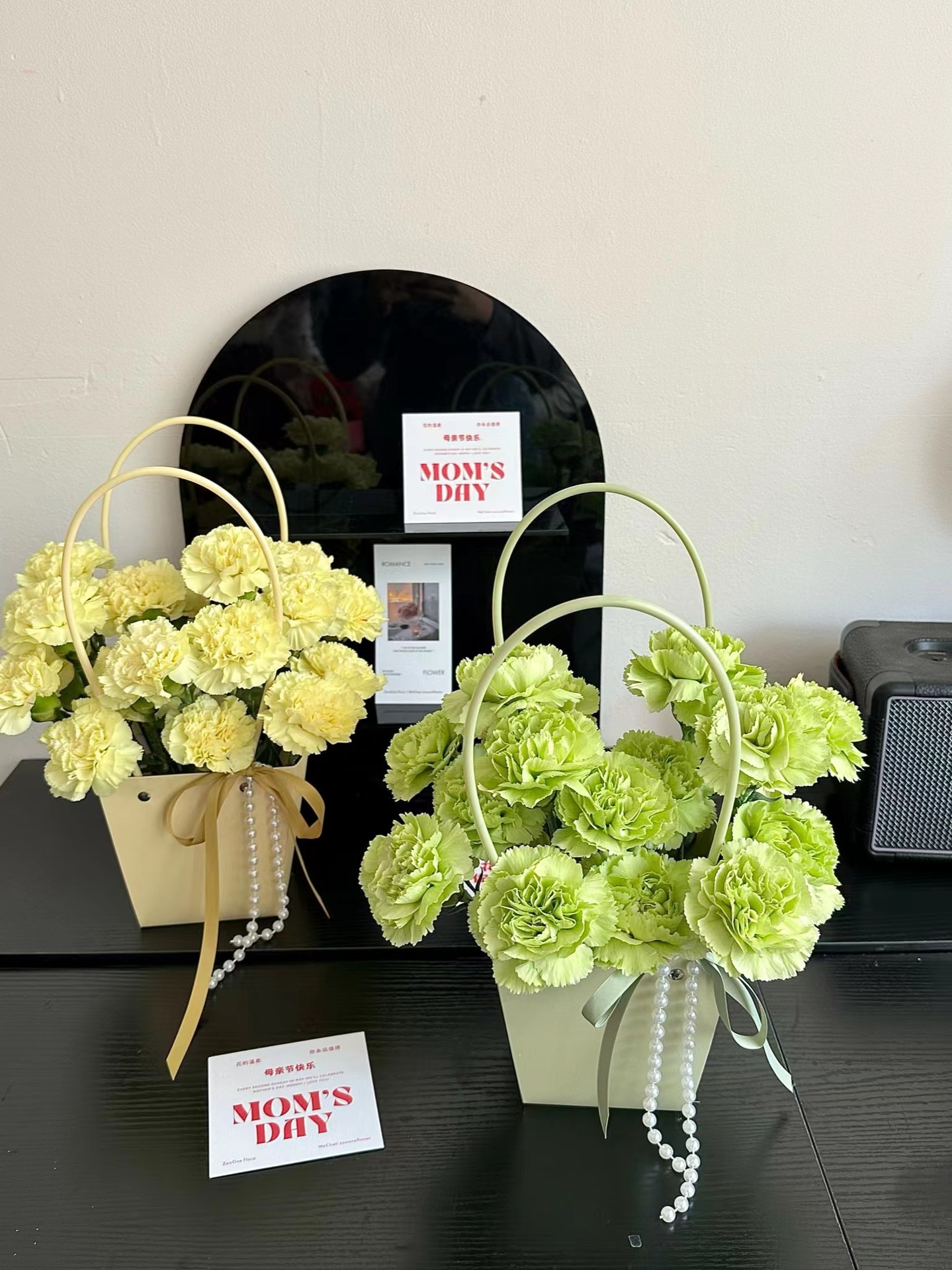 马卡龙色防水纸袋中号