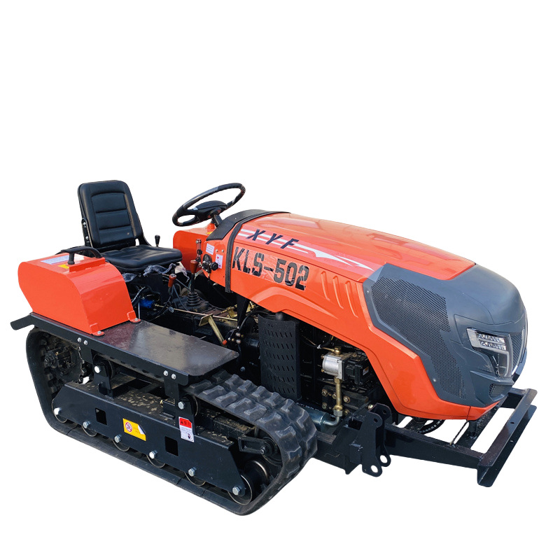 Tractor tipo rastreo pequeño multifuncional micro-agüe y seco de tierra cultivada microflaculante de montaña colina cultivadora agrícola