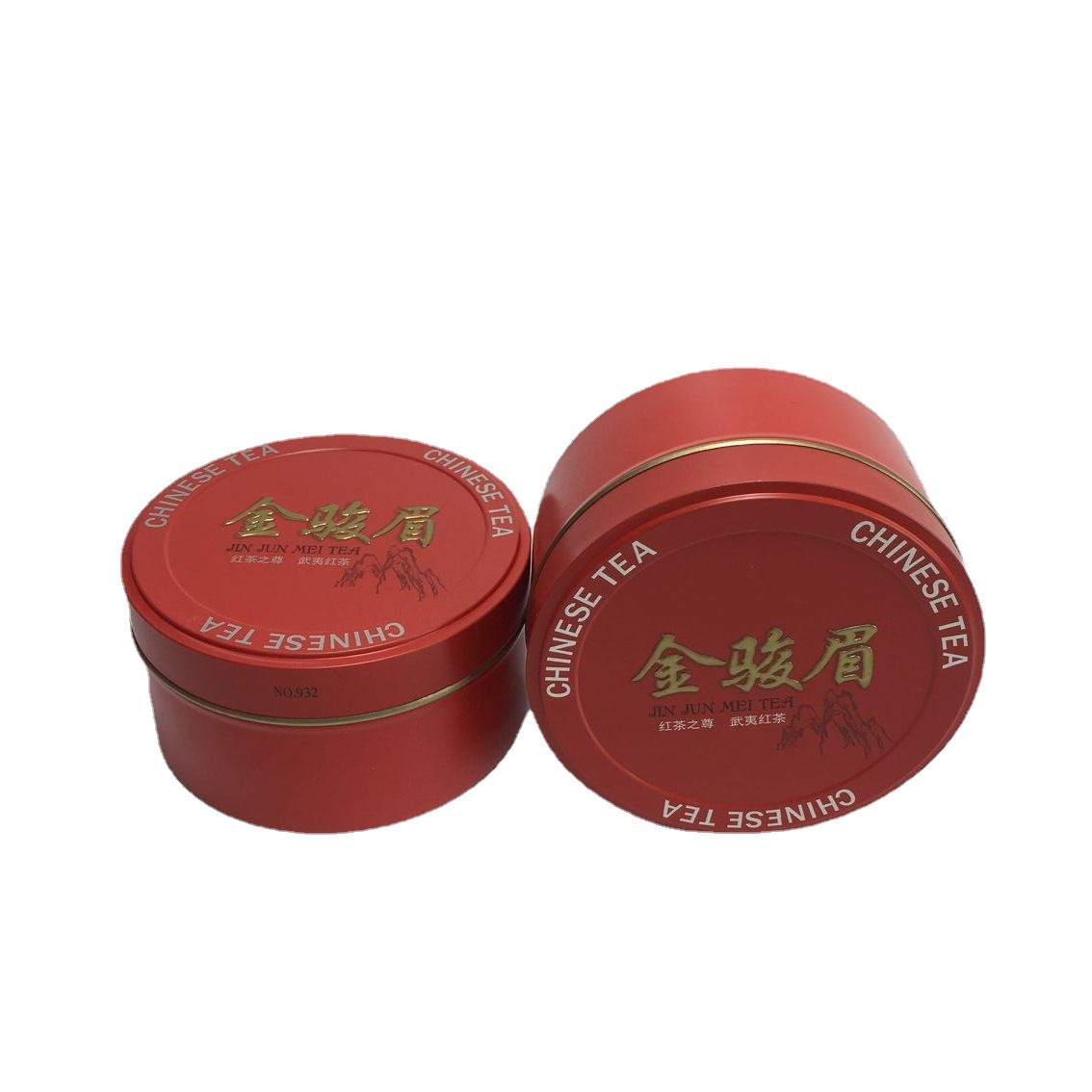 正山小种金骏眉深拉两片罐无缝圆罐马口铁茶叶罐