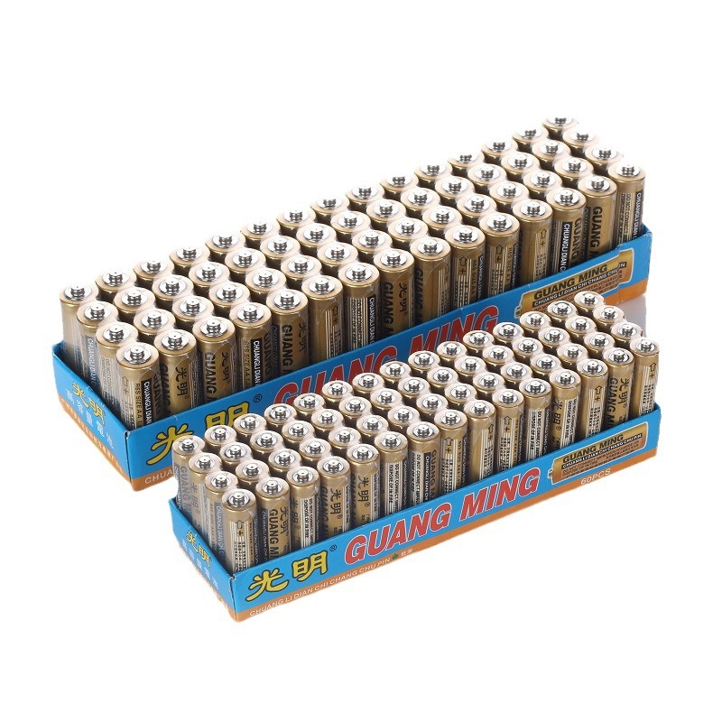 光明7号5号电池玩具地摊遥控器锂电池手电筒高容量长续航