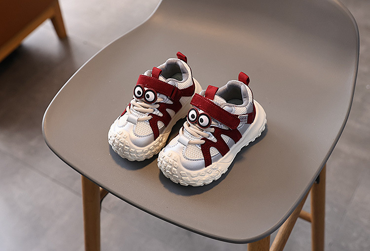 Baskets chunky pour enfant doublées polaire chaussures chaudes_voghion.com