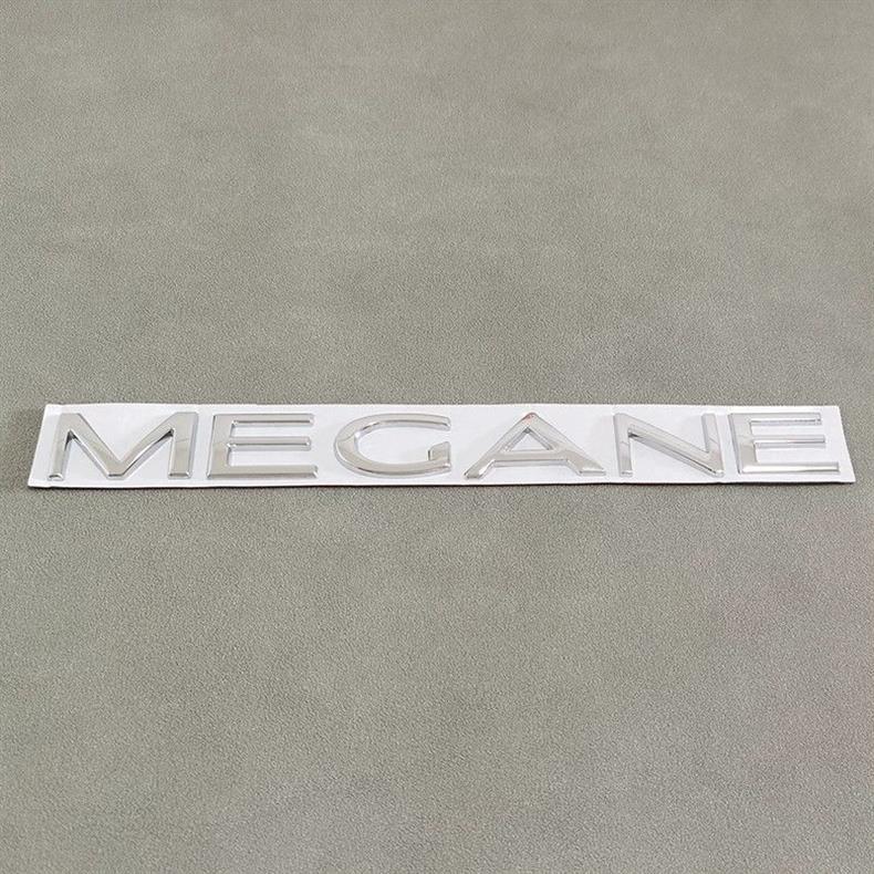 Suitable for Renault MEGANE, English modified trunk letter emblem, rear emblem sticker