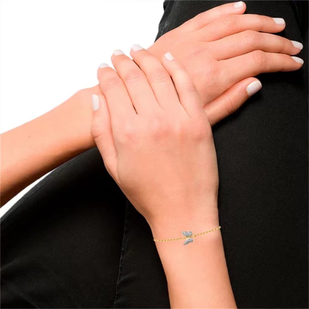 Simple Style Geometric Sterling Silver 18k Gold Plated White Gold Plated Bracelets display picture 14