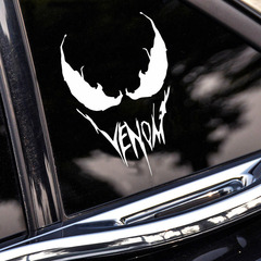 Avengers Marvel Venom Venom Car Sticker Iron Man Body Decoration Sticker Motorcycle Electric Bike Reflective Cool 