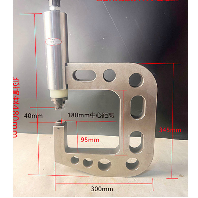 Lianfeng máquina de perforación hidráulica eléctrica fortalecer la fábrica de acero H acero C canal de acero perforación eléctrica artefacto de apertura fotovoltaico